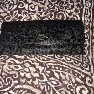 Black coach wallet
